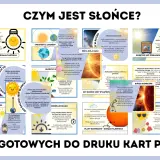 Słońce to gigantyczna, gorąca kula gazu, która daje nam światło i ciepło. To nasza ogromna żarówka, która świeci od miliardów lat.