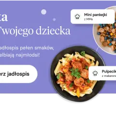 Tani obiad dla dzieci: pulpeciki z makaronem i mini pankejki z owocami. Odbierz jadłospis pełen smaków dla najmłodszych.