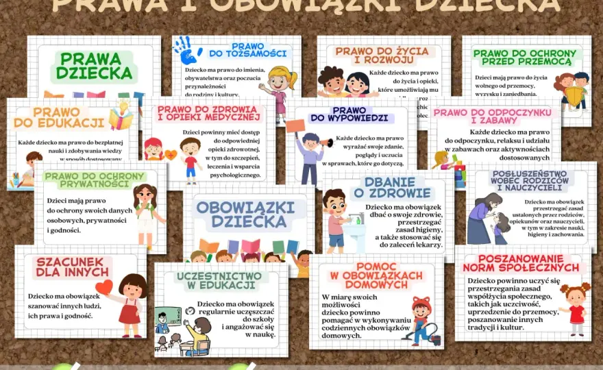 Prawa i obowiązki dziecka do druku - Jak zrobić mądrze?